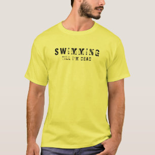 Camiseta Masculina Básica Swiming até que eu est
