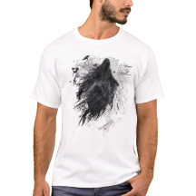 Camiseta masculina Black Ghost Spirit Dark Aesthet