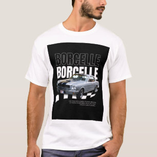 Camiseta masculina Borcelle Thunder Ride carro ant