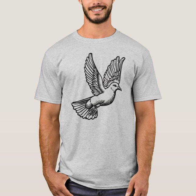 Camiseta masculina Christian Dove (Frente)