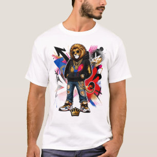 Camiseta Masculina Clássica com Decote Cano Redond