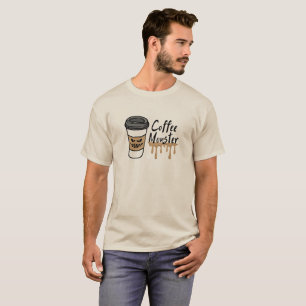 Camiseta masculina Coffee Monster – Camiseta para