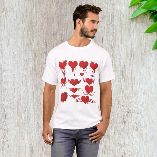 Camiseta Masculina Coleção Coração (Criador carregado)