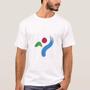 Camiseta masculina com a bandeira de Seul, Coreia