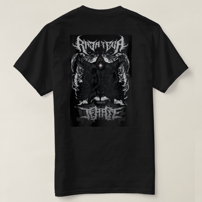 camiseta masculina com design (Verso do Design)