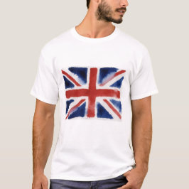 Camiseta masculina com design union jack