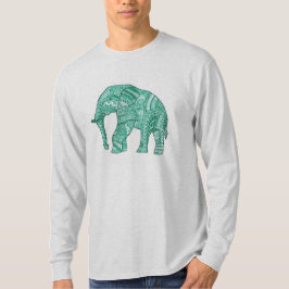 Camiseta masculina com elefante padronizado
