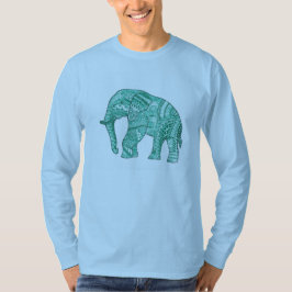 Camiseta masculina com elefante padronizado