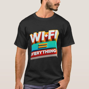 Camiseta masculina com uma inscrição legal