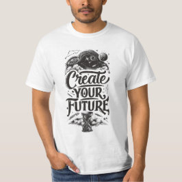 Camiseta Masculina Criar Seu Futuro Inspirador Mís