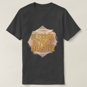 Camiseta Masculina Cristã Abundantemente Abençoado