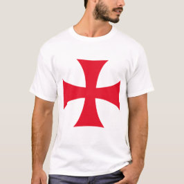Camiseta masculina cristã Cruz dos Templários