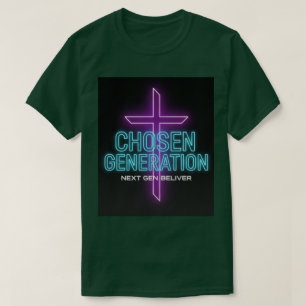 Camiseta masculina Cristã da Geração Escolhida