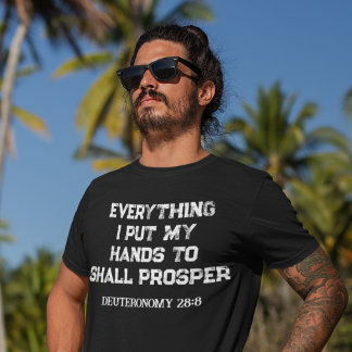 Camiseta masculina cristã Prosper