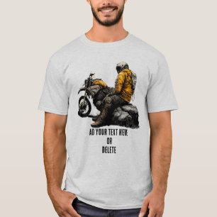Camiseta masculina Custom Adventure Biker Spirit