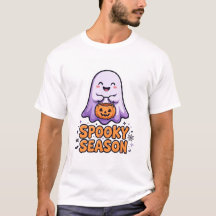 Camiseta masculina da temporada assustadora