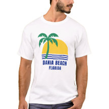 Camiseta masculina Dania Beach Florida