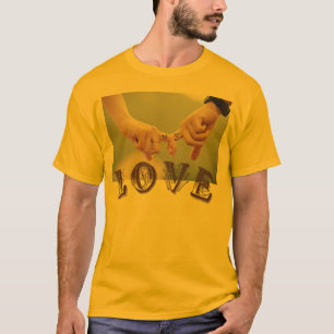 Camiseta masculina de amor