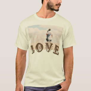 Camiseta masculina de amor
