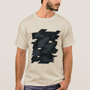 Camiseta Masculina de Arte com Glitch