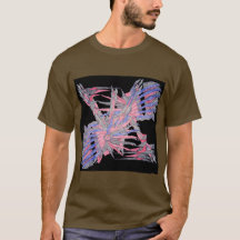 Camiseta Masculina de Arte Geométrica Abstrata Mod