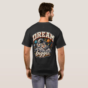 Camiseta masculina de astronauta explorador espaci
