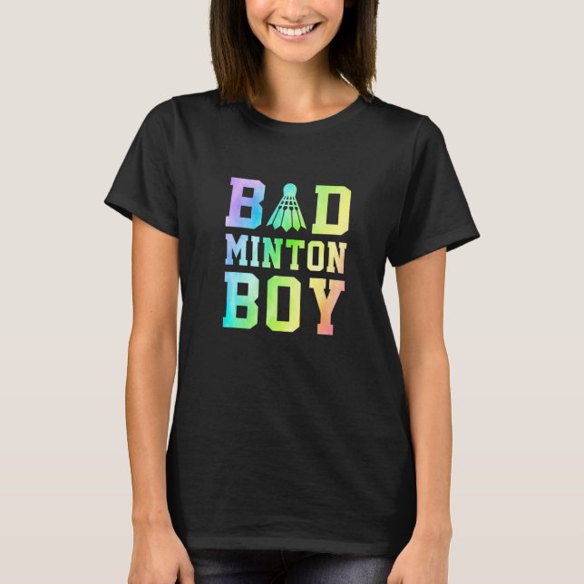 Camiseta Masculina de Badminton com Gráfico de Pet (Frente)