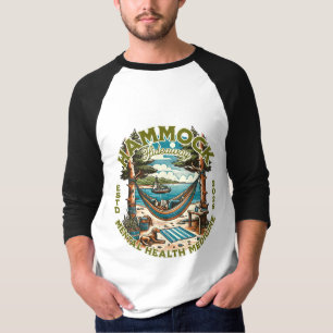 Camiseta Masculina de Bem-Estar em Saúde Mental