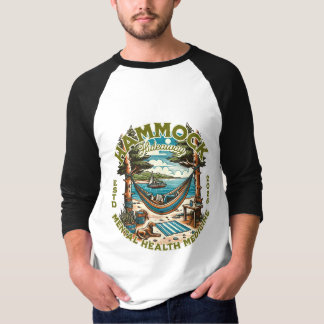 Camiseta Masculina de Bem-Estar em Saúde Mental