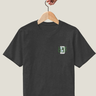 Camiseta Masculina de Bolso de Monograma de Golfe