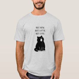 Camiseta Masculina de Citação Personalizada Minima