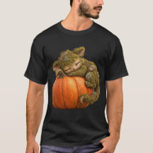 Camiseta masculina de criatura de musgo de fantasi