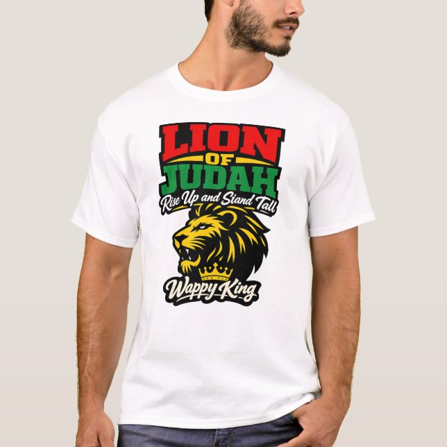 Camiseta masculina de design Reggae  (Frente)