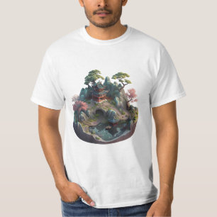 Camiseta masculina de fantasia chinesa 3D
