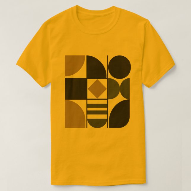 Camiseta masculina de formas variadas (Frente do Design)
