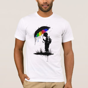 camiseta masculina de gola redonda elegante
