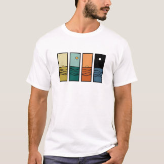 Camiseta masculina de manga curta de verão 100% al