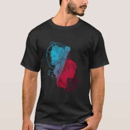 Camiseta masculina de manga curta preta Sam Winche