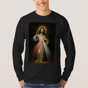 Camiseta masculina de manga longa Jesus da Divina