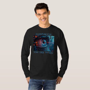 Camiseta masculina de manga longa Quantum Eye