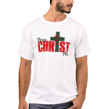 Camiseta masculina de Natal Alegre CHRIST MAS