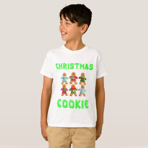 Camiseta masculina de Natal biscoito piada suéter