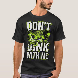 Camiseta masculina de pickleball engraçada Não Bri