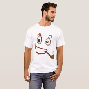 Camiseta Masculina de Rosto com Cano