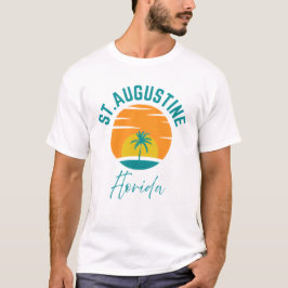 Camiseta masculina de St. Augustine Beach Florida
