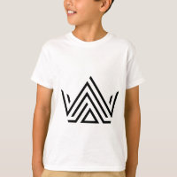 Camiseta Masculina de Triângulo Geométrico Minimal