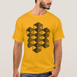Camiseta Masculina de Triângulos Unidos