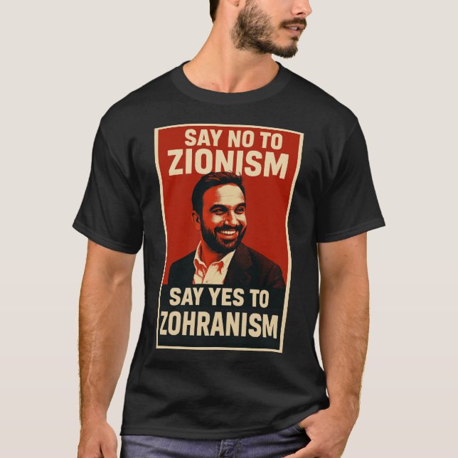 Camiseta masculina de Zohran Mamdani (Frente)