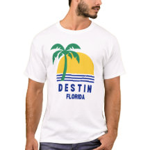 Camiseta masculina Destin Florida