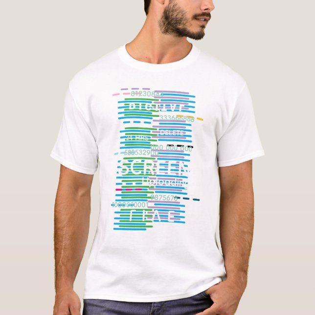 Camiseta masculina "Digital" (Frente)
